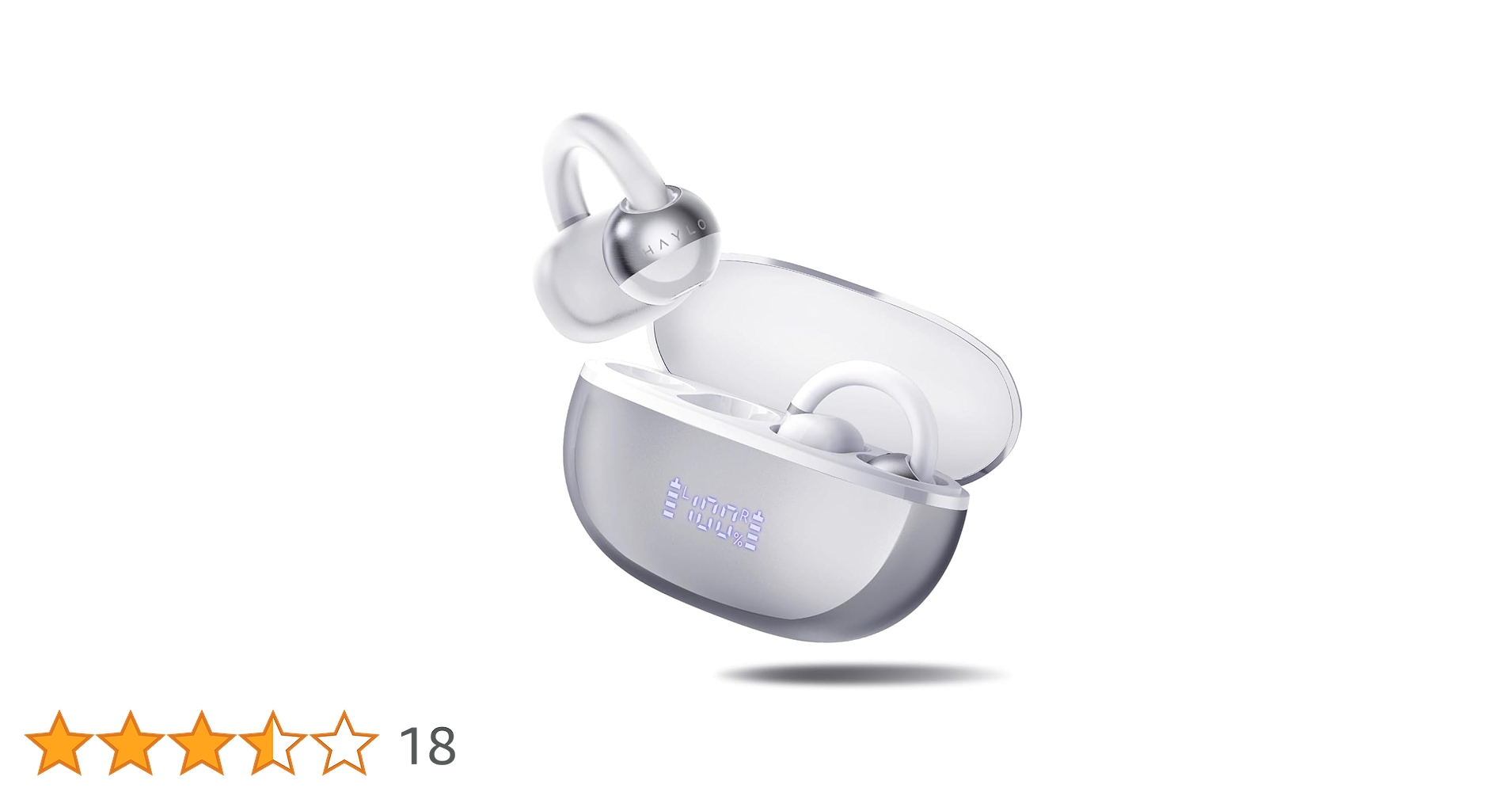 ワイヤレスイヤホン イヤーカフ型 グレー Amazon.co.jp: Haylou Airfree イヤーカフ型ワイヤレスイヤホン